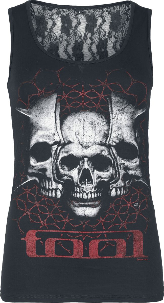 Top - Skulls - S bis XXL - für Damen - Größe L - schwarz - EMP exklusives Merchandise! - Frauen - female