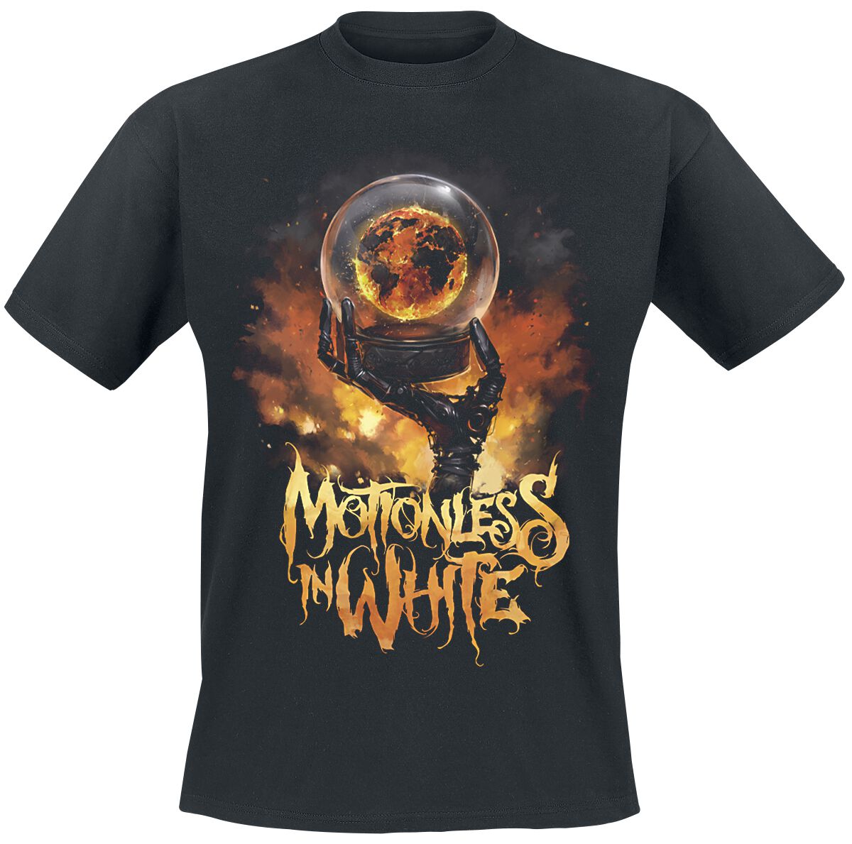 Motionless In White Scoring The End Of The World T-Shirt black