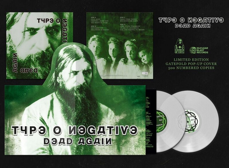Type O Negative - Dead Again Ltd. Milky Clear - Colored 2 Popup Vinyl-image