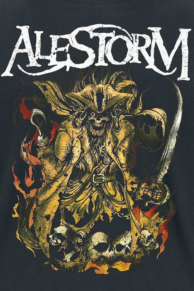 Alestorm We Are Here To Drink Your Beer! T-Shirt schwarz