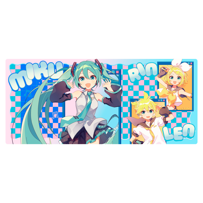 Hatsune Miku  Mousepad - Miku and Friends - multicolour