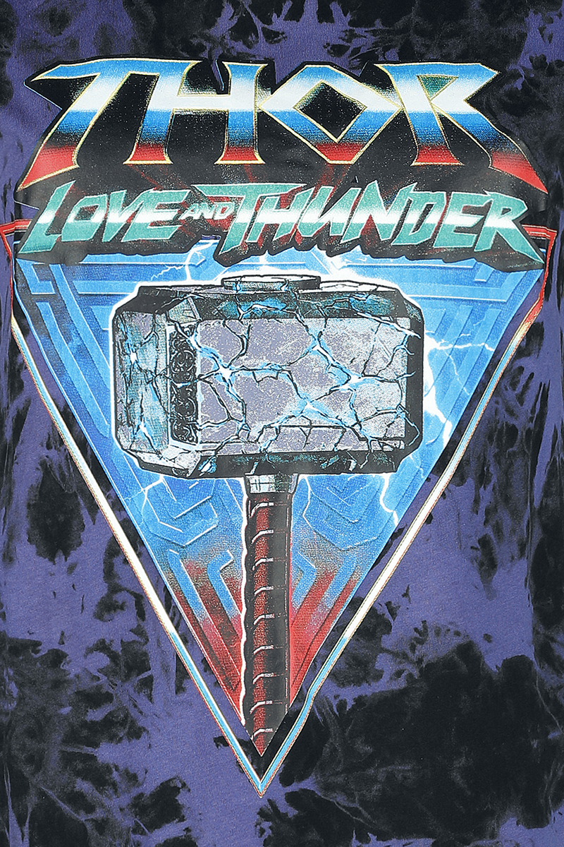 Thor Love And Thunder - Mjölnir T-Shirt multicolor