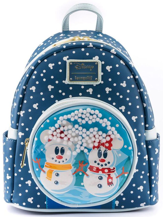 Mickey Mouse Loungefly - Mickey & Minnie Snowman Mini backpacks multicolor