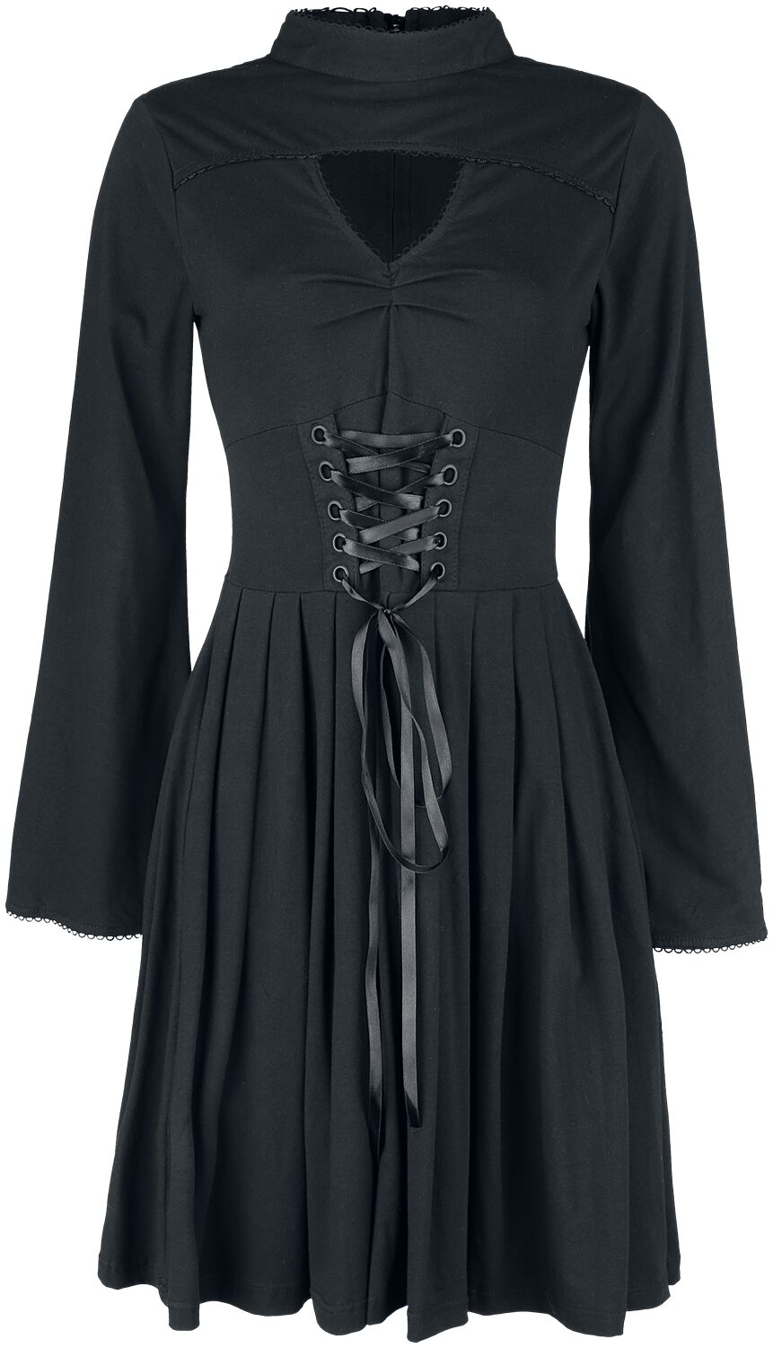 Poizen Industries - Gothic Kleid knielang - Stranger Dress - S bis 4XL - für Damen - Größe S - schwarz