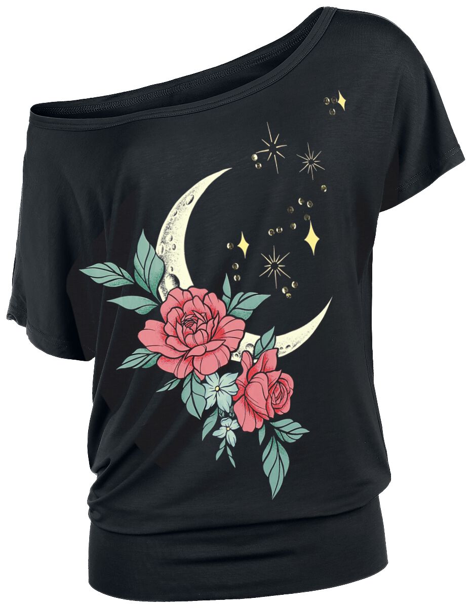 T-shirt squadrata con stampa - Nero/Wicked - DONNA | H&M IT