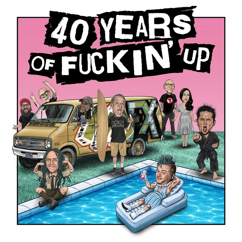 40 Years of Fuckin' Up - Soundtrack von NOFX - LP (Coloured, Limited Edition, Standard)