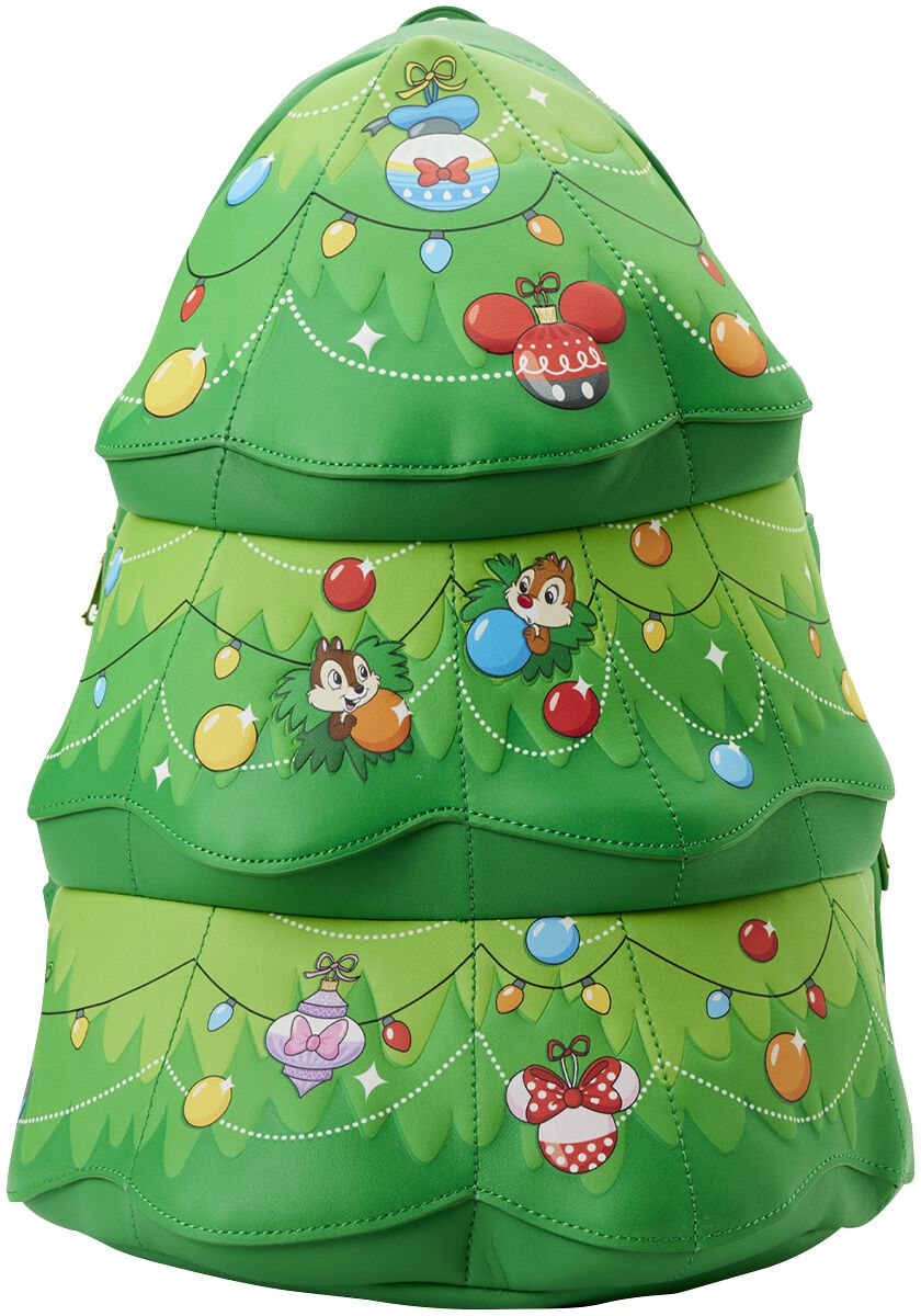 Chip & Chap Loungefly - Chip and Dale in the Christmas tree Mini backpacks multicolor