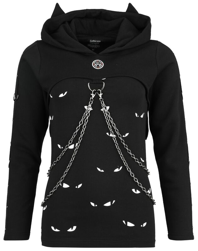 Gothicana X Emily The Strange 2in1 Hoody and Top