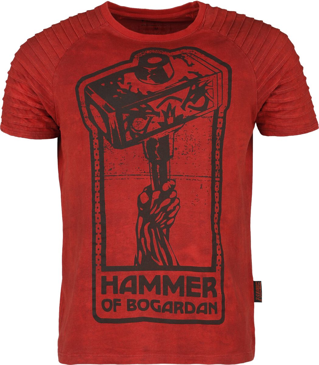 Magic: The Gathering - Gaming T-Shirt - Hammer Of Bogardan - S bis XXL - für Männer - Größe L - rot  - EMP exklusives Merchandise!