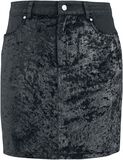Glam Rock Velvet Mini Skirt, Jawbreaker, Kurzer Rock