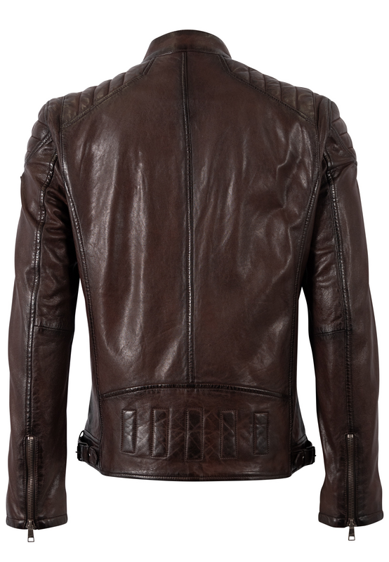 Thumbnail - Mauritius Colt W18 Lasanv Lederjacke rotbraun in S