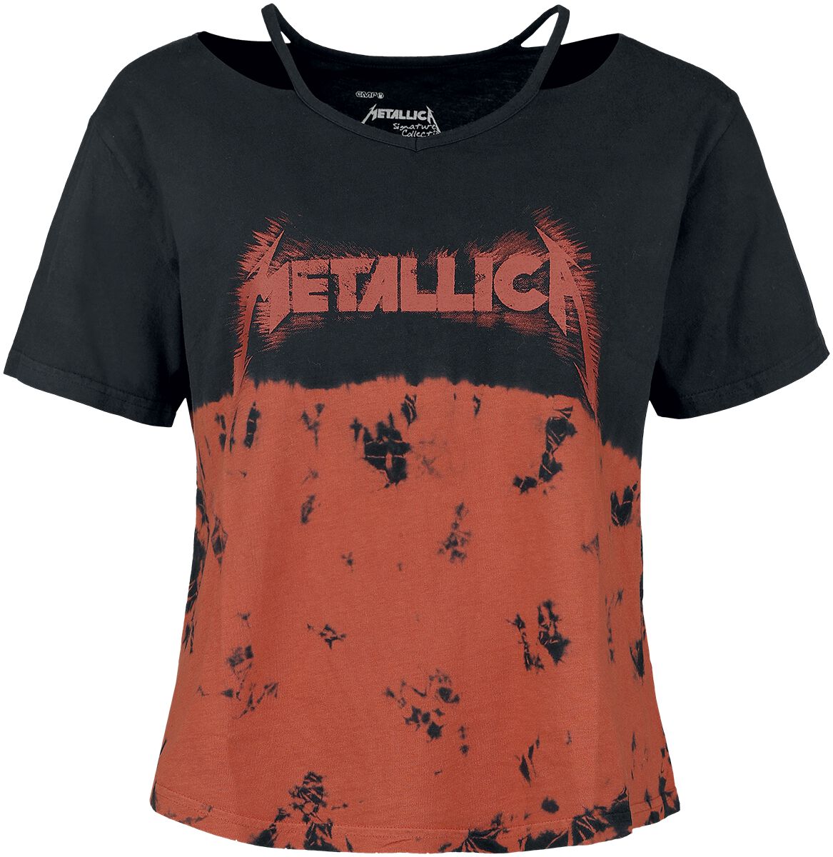 Levně Metallica EMP Signature Collection Dámské tričko cerná/cervená