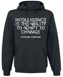 Intelligence Is The Ability To Adapt To Change, Sprüche, Kapuzenpullover