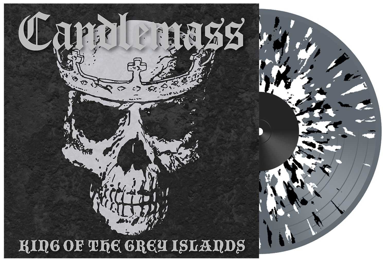 Image of Candlemass King of the grey islands 2-LP splattered
