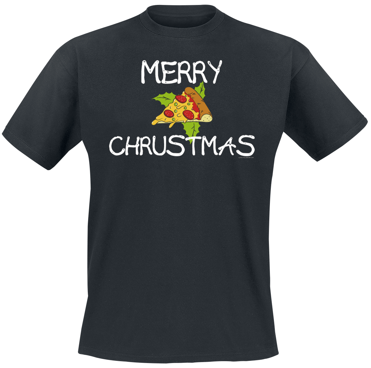 Merry Chrustmas -  - T-Shirt - black image