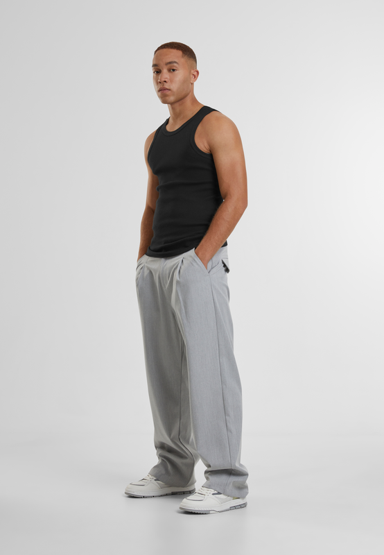 Thumbnail - 2Y Studios THALO LOOSE PANTS Stoffhose grau in 34