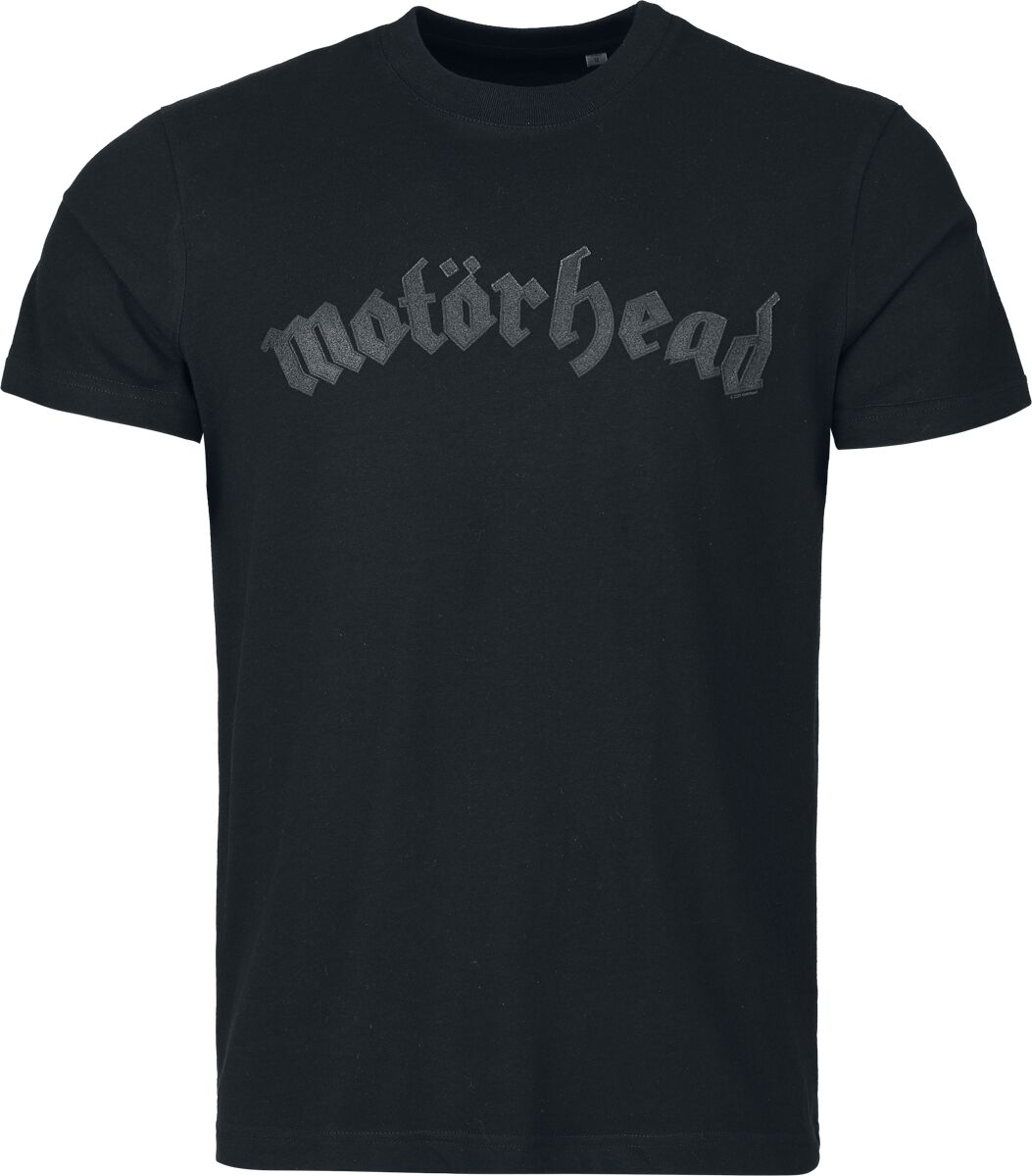 Motörhead T-shirt - Black On Black Logo - S tot 5XL - voor Mannen - zwart