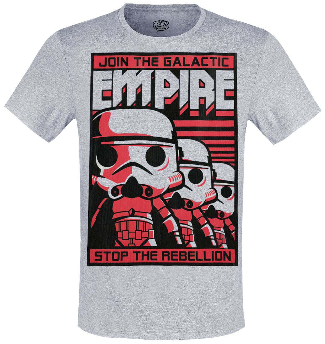 Funko Star Wars - Stormtrooper Empire T-Shirt mottled light grey