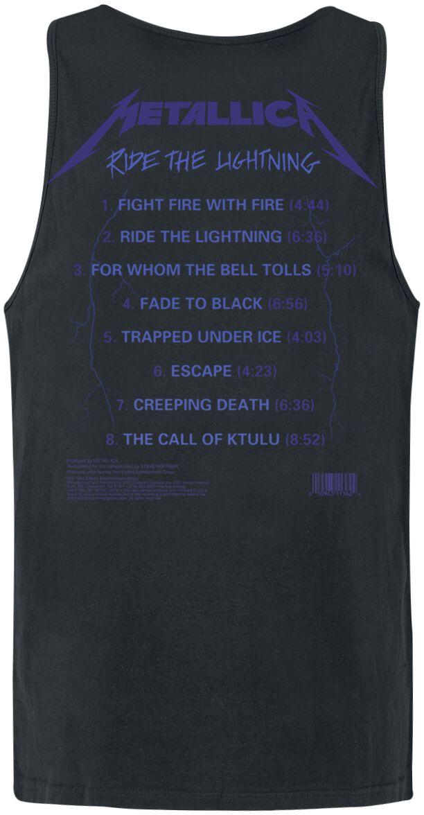 Ride The Lightning Metallica TankTop EMP