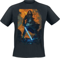 Obi-Wan - Kenobi - Paint, Star Wars, T-Shirt