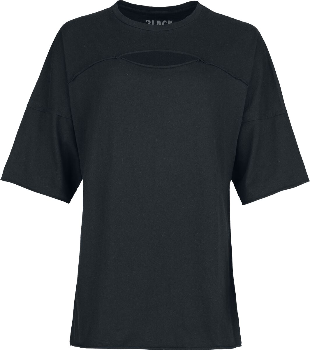 Black Premium by EMP Oversize T-Shirt - Essential - T-Shirt mit Cut-Out - S bis XXL - für Damen - Größe XXL - schwarz
