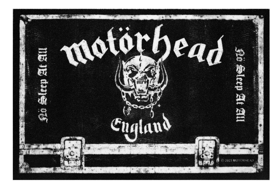 Motörhead Fußmatte - No Sleep At All - schwarz  - Lizenziertes Merchandise!