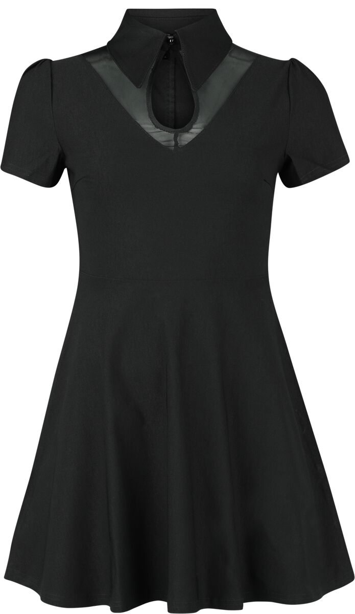Levně KIHILIST by KILLSTAR Wept Inside Mini Dress Šaty černá