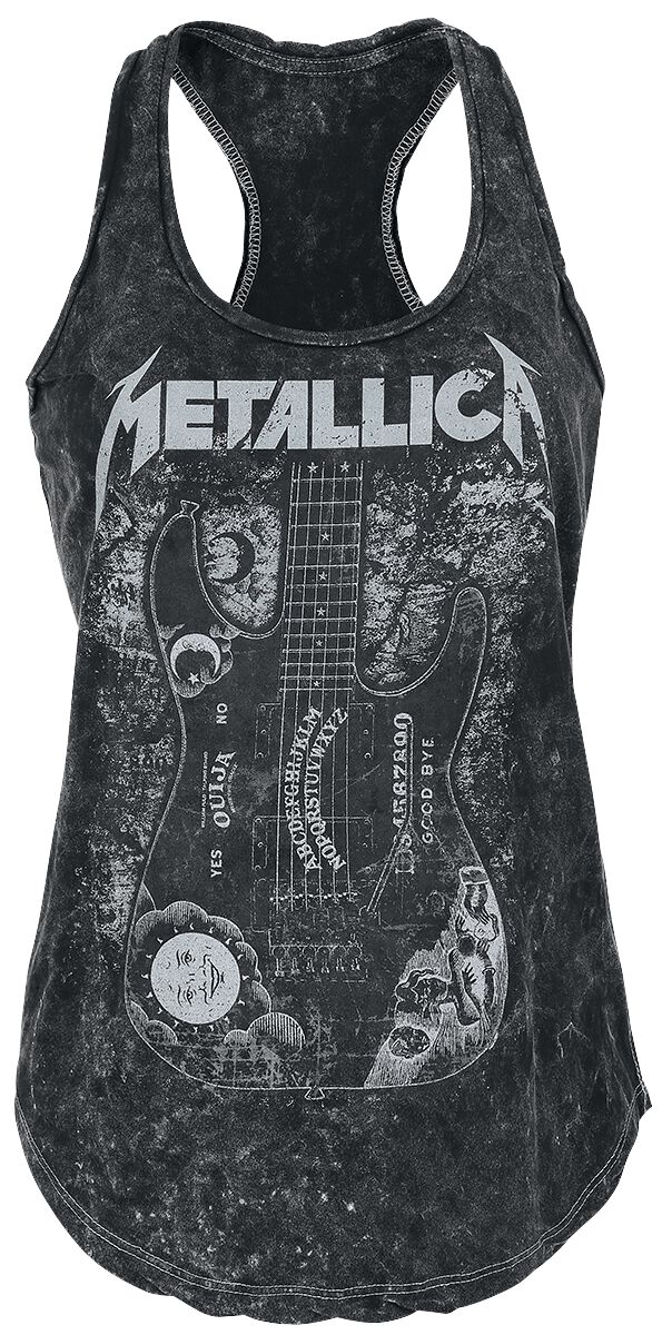 Image of Metallica Ouija Guitar Girl-Top schwarz
