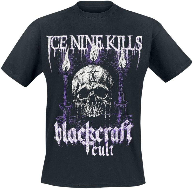 Blackcraft Cult Ice Nine Kills - Candle Skull T-shirt T-shirt black