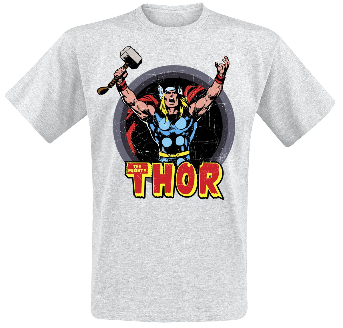 Thor Comic Cover T-Shirt grey