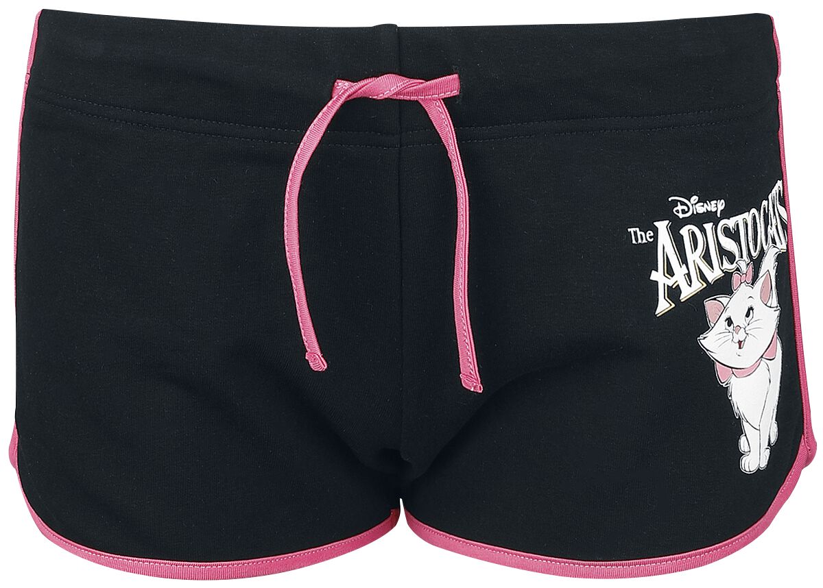 Aristocats Disney Hotpant Marie S bis XXL für Damen Größe M schwarz pink EMP exklusives Merchandise!  - Onlineshop EMP