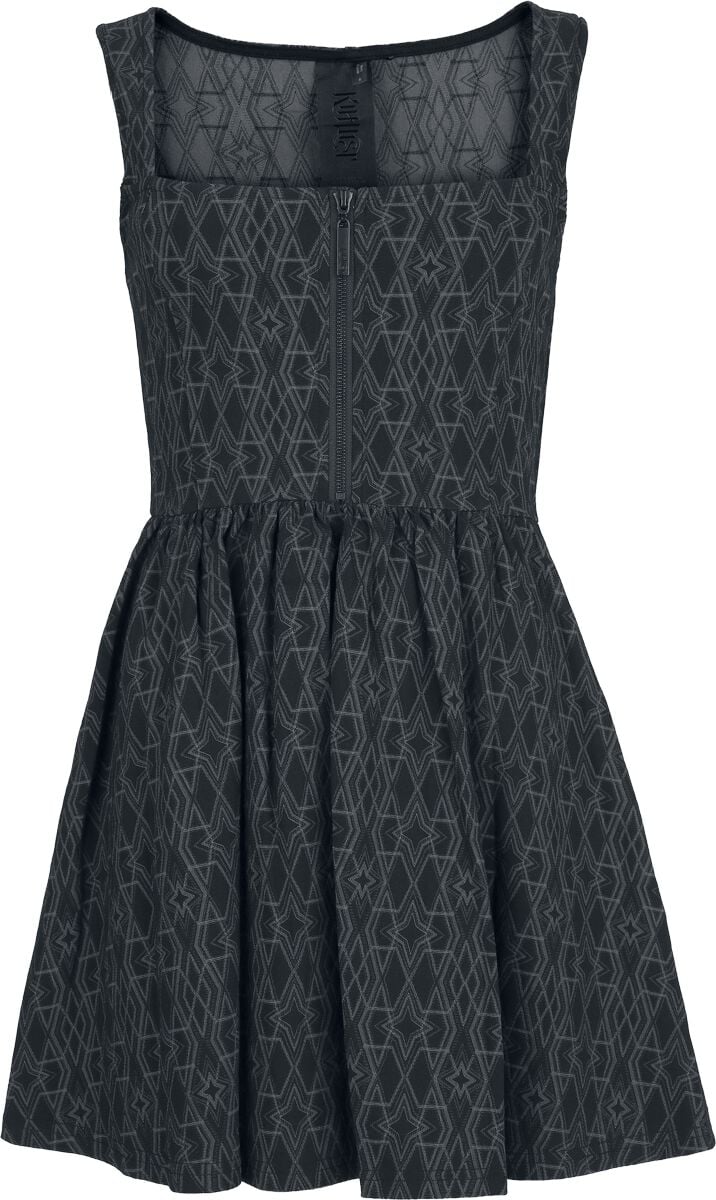 Gothic Kurzes Kleid - Mortalis Mini Dress - S bis 3XL - für Damen - Größe XL - schwarz - Frauen - female