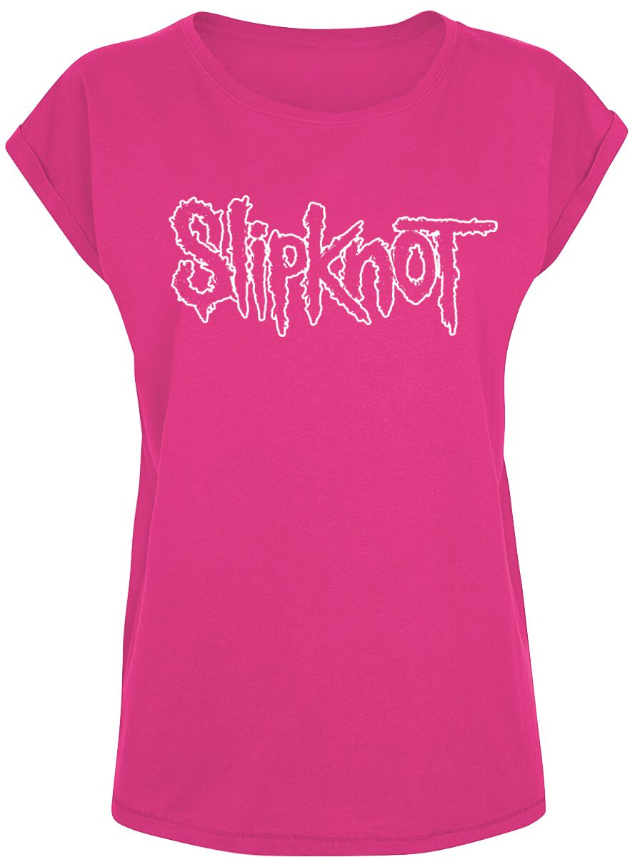 Image of Slipknot Logo Girl-Shirt pink