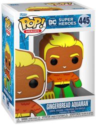 DC Holiday - Gingerbread Aquaman Vinyl Figur 445, Aquaman, Funko Pop!