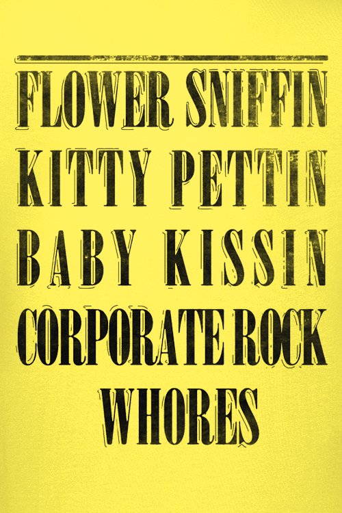 Nirvana Flower Sniffing T-Shirt gelb