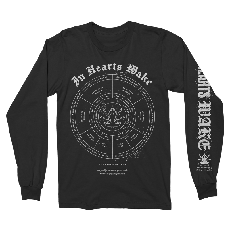 In Hearts Wake  Long-sleeve Shirt - Cycles of Yuga - for Men - black