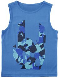 Kids Tank Top mit Camouflage Rockhand, EMP Stage Collection, T-Shirt