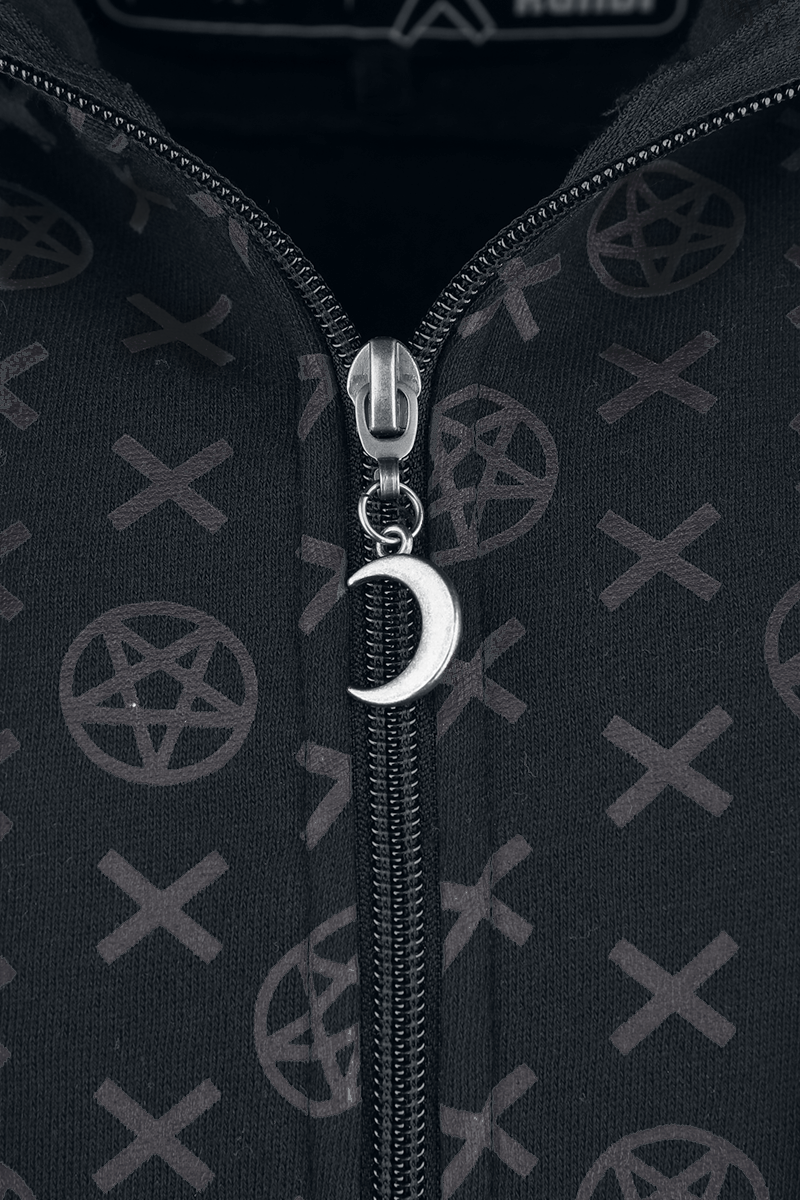 Black Blood by Gothicana Phat Kandi X Black Blood by Gothicana Kapuzenjacke Kapuzenjacke schwarz