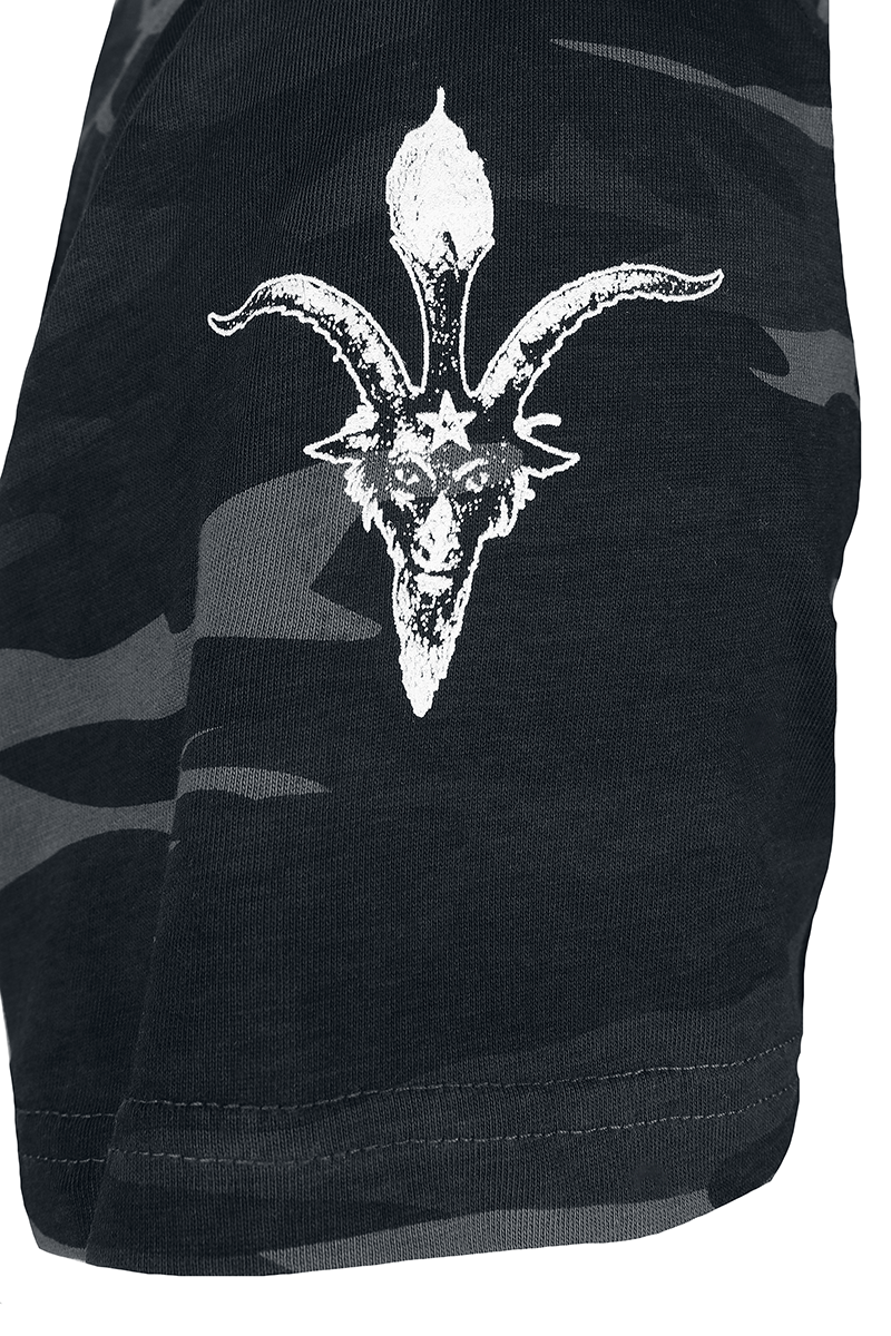 4068143328555 - Hail Satan - The Unholy Trinity Tour 2025 T-Shirt black camo in XXL 4068143328555 - Hail Satan - The Unholy Trinity Tour 2025 T-Shirt black camo in XXL
