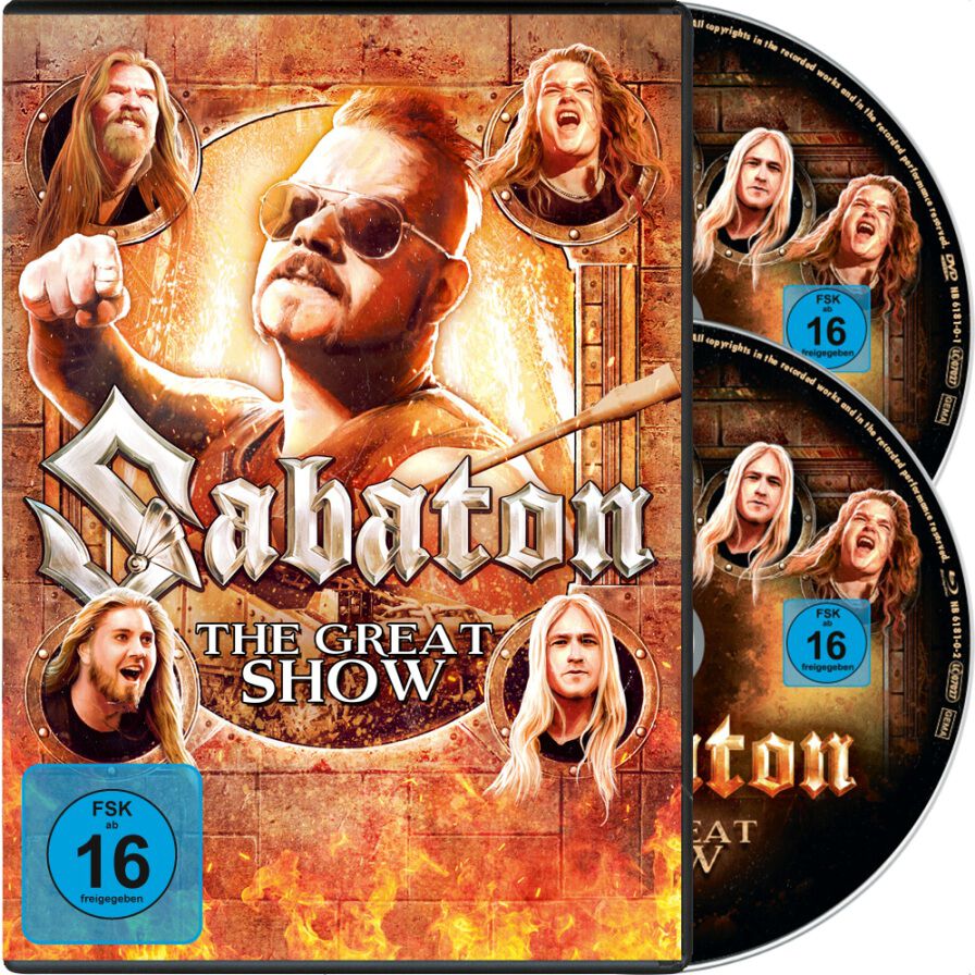 Sabaton The great show DVD multicolor