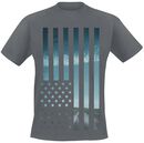 In Amerika - Flagge, Rammstein, T-Shirt