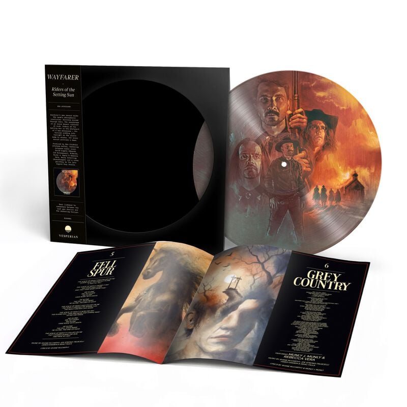 Riders Of The Setting Sun von Wayfarer - LP (Limited Edition, Picture, Standard)