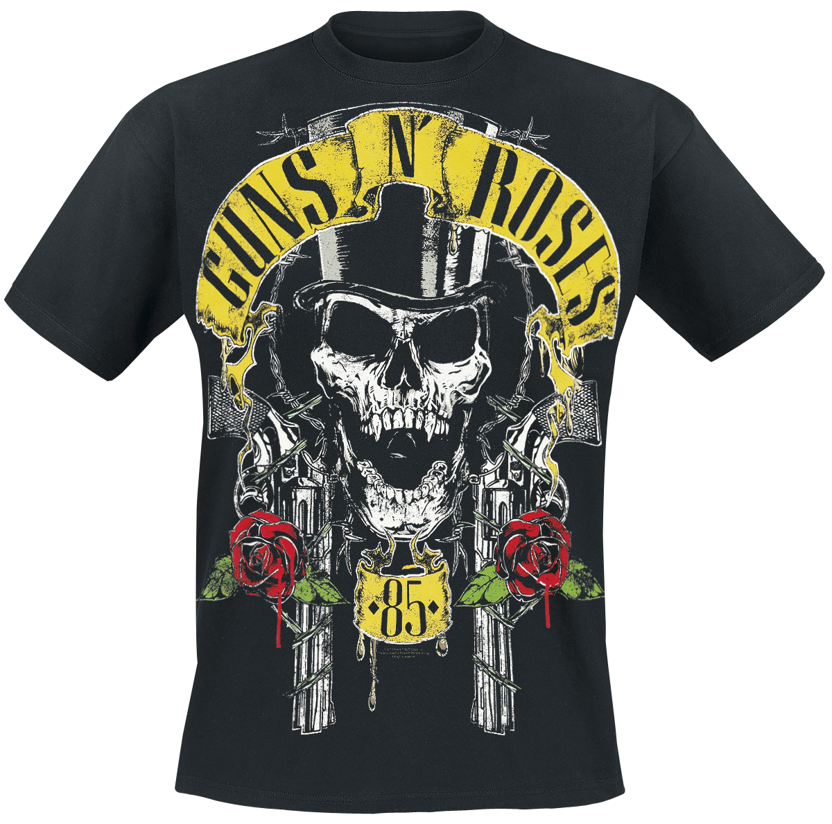 Guns N` Roses - Top Hat - T-Shirt - schwarz