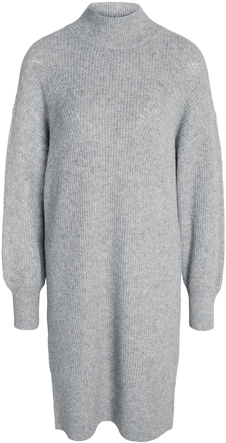 Image of Abito media lunghezza di Noisy May - Nella high-neck knit dress - XS a L - Donna - grigio