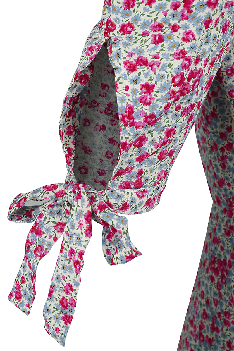 Banned Retro Power Pink Dress Langes Kleid multicolor