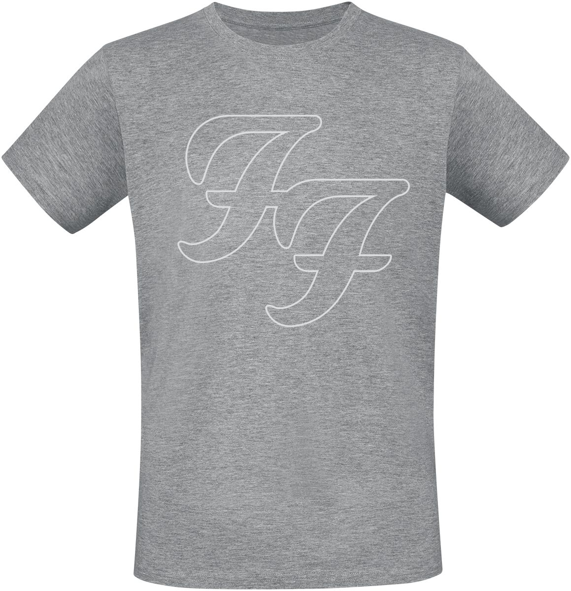 Foo Fighters T-Shirt - But Here We Are - S bis 3XL - für Männer - Größe S - grau meliert  - Lizenziertes Merchandise!