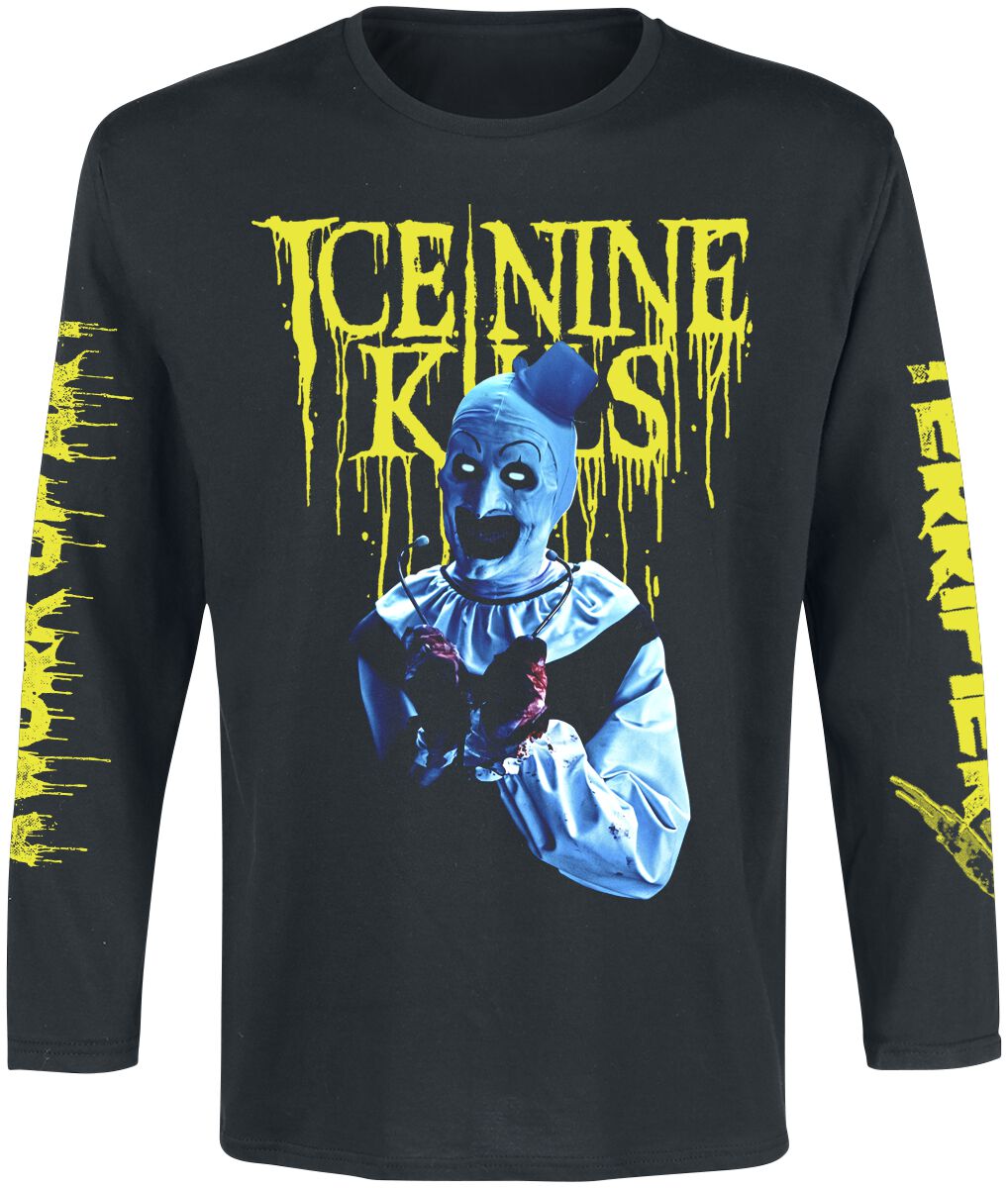 4068143389532 - Terrifier Langarmshirt schwarz in L