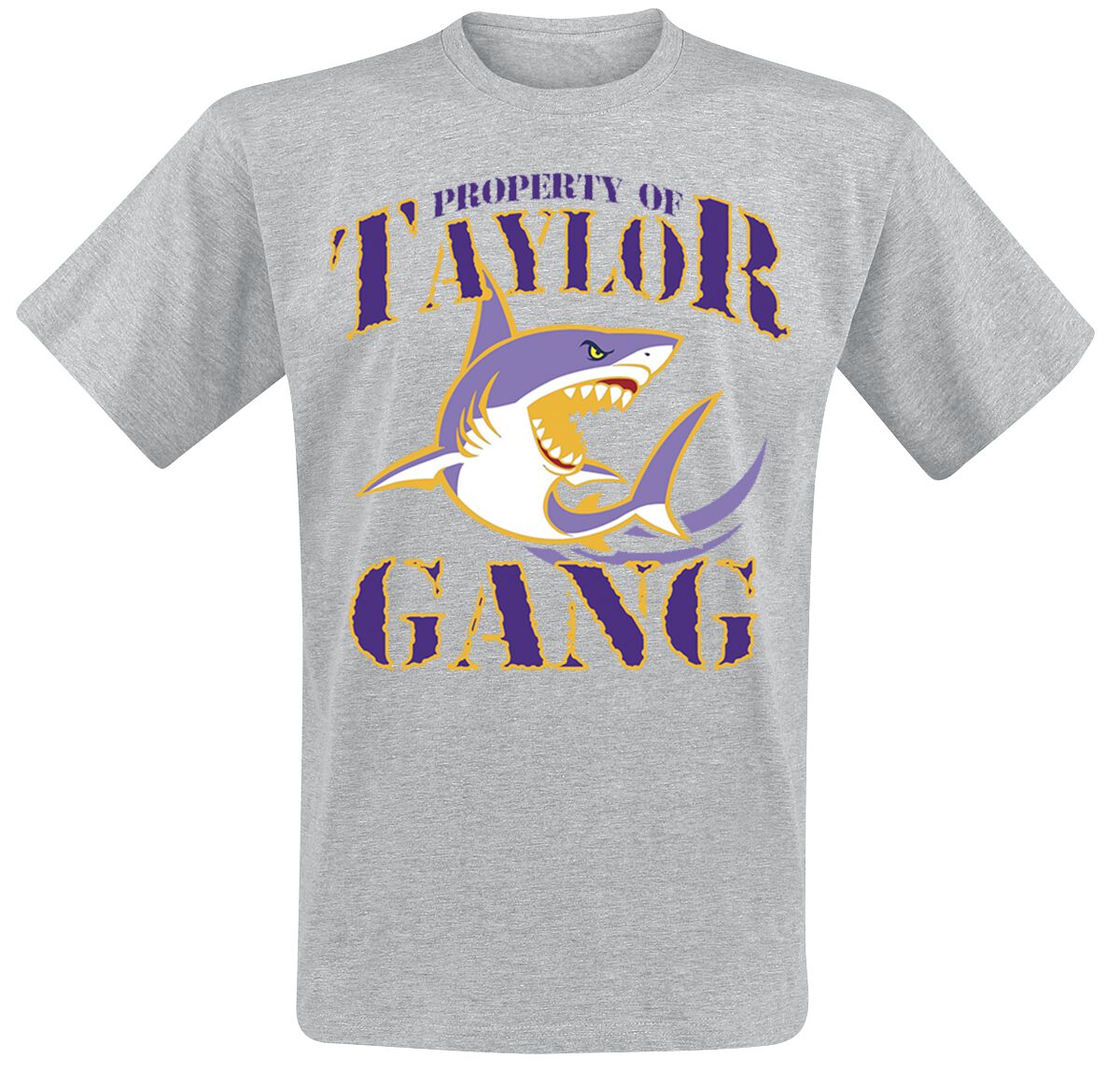 Image of Wiz Khalifa Property Of Taylor Gang T-Shirt grau