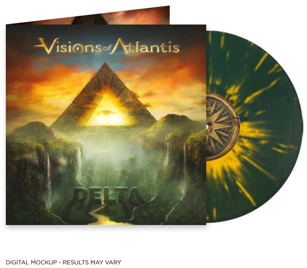 Delta von Visions Of Atlantis - LP (Coloured, Limited Edition, Standard)