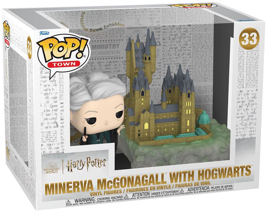 Minerva McGonagall with Hogwarts (Pop! Town) Vinyl Figur 33 Funko Pop! Town von Harry Potter